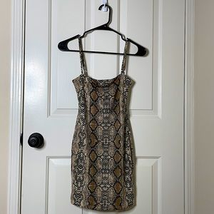 Snake Skin Mini Dress!